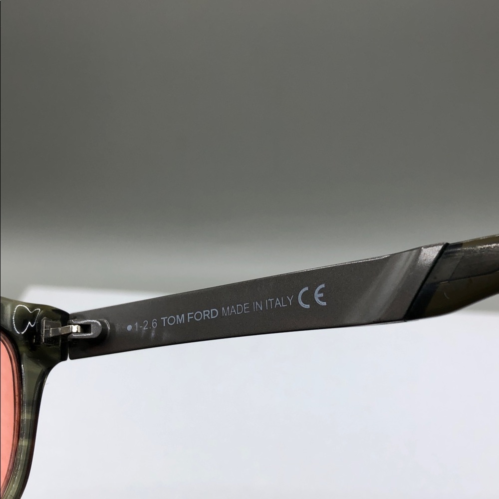 Tom Ford TF 5372 Eyeglasses 5372 098 Frame WIDE FIT 52-16-145 Olive Havana - Picture 9 of 12